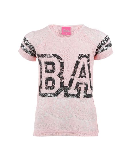 Blusa-de-Renda-com-Estampa-Barbie-Menina-Rosa-Claro-8072167-Rosa_Claro_1
