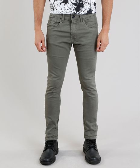 Calca-de-Sarja-Masculina-Skinny-Kaki-8398084-Kaki_1
