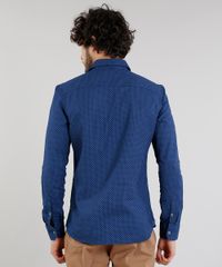 Camisa-Masculina-Slim-Estampada-Manga-Longa-Azul-Marinho-9095676-Azul_Marinho_2