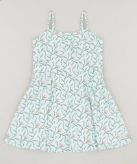 Vestido-Infantil-Estampado-Floral-com-No-Verde-Claro-9127261-Verde_Claro_1