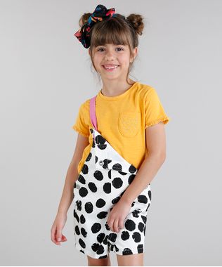 Blusa-Infantil-Fabula-com-Bolso-e-Franjas-Manga-Curta-Decote-Redondo-Mostarda-9217645-Mostarda_1