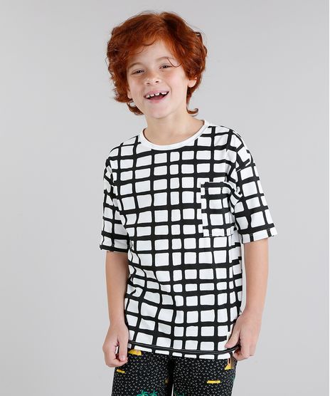 Camiseta-Infantil-Bento-Estampada-Grade-com-Bolso-Manga-Curta-Gola-Careca-Off-White-9242789-Off_White_1