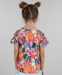 Blusa-Infantil-Fabula-Estampada-de-Folhas-Manga-Curta-com-Babado-Decote-Redondo-Off-White-9235245-Off_White_2