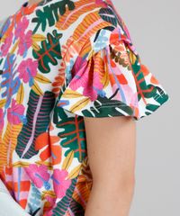 Blusa-Infantil-Fabula-Estampada-de-Folhas-Manga-Curta-com-Babado-Decote-Redondo-Off-White-9235245-Off_White_5