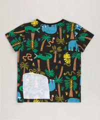 Camiseta-Infantil-Bento-Estampada-de-Folhas-Manga-Curta-Gola-Careca--Preta-9242767-Preto_4 Camiseta-Infantil-Bento-Estampada-de-Folhas-Manga-Curta-Gola-Careca--Preta-9242767-Preto_4