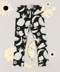 Calca-Legging-Infantil-Fabula-Estampada-de-Frutas-Preta-9225110-Preto_2
