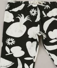 Calca-Legging-Infantil-Fabula-Estampada-de-Frutas-Preta-9225110-Preto_6