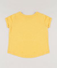 Blusa-Infantil-Fabula-com-Bolso-Bordado-Manga-Curta-Decote-Redondo-Mostarda-9225089-Mostarda_4