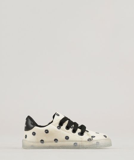Tenis-Infantil-Fabula-Estampado-Margarida-Bege-Claro-9270602-Bege_Claro_1