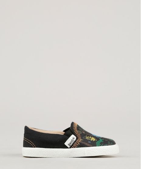 Tenis-Slip-On-Infantil-Bento-Estampado-Floresta-Preto-9270612-Preto_1
