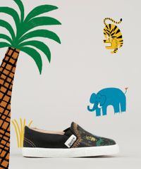 Tenis-Slip-On-Infantil-Bento-Estampado-Floresta-Preto-9270612-Preto_2 Tenis-Slip-On-Infantil-Bento-Estampado-Floresta-Preto-9270612-Preto_2