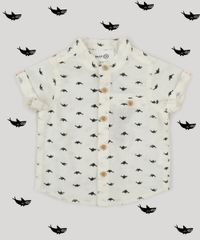 Camisa-Infantil-Bento-Estampada-de-Tubarao-Gola-Padre-Manga-Curta-Off-White-9164456-Off_White_2