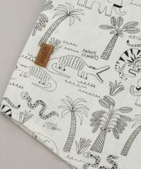 Camisa-Infantil-Bento-Estampada-Floresta-Gola-Padre-Manga-Curta-Off-White-9169658-Off_White_6 Camisa-Infantil-Bento-Estampada-Floresta-Gola-Padre-Manga-Curta-Off-White-9169658-Off_White_6