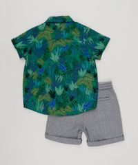Conjunto-Infantil-Bento-de-Camisa-Estampada-de-Folhas-Manga-Curta-Verde---Bermuda-com-Bolsos-Azul-Marinho-9171722-Azul_Marinho_4
