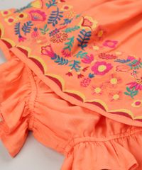 Vestido-Infantil-Fabula-com-Bordado-Floral-Manga-Curta-Decote-Redondo---Calcinha-Coral-9170756-Coral_6