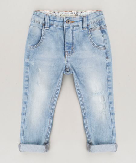 Calca-Jeans-Infantil-Slim-Bento-com-Puidos-Azul-Claro-9246009-Azul_Claro_1