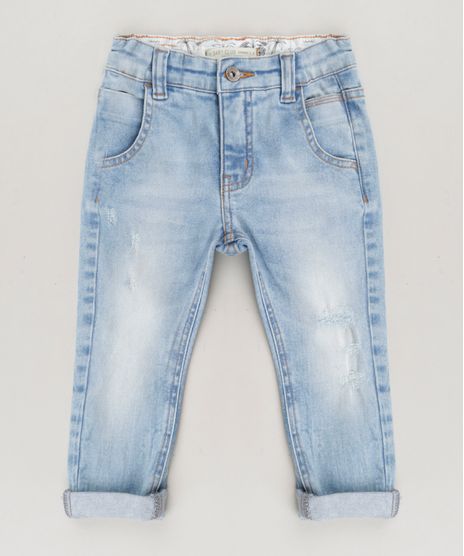 Calca-Jeans-Infantil-Slim-Bento-com-Puidos-Azul-Claro-9246009-Azul_Claro_1
