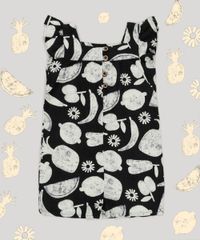 Macaquinho-Infantil-Fabula-Estampado-de-Frutas-com-Babado-Preto-9170754-Preto_2