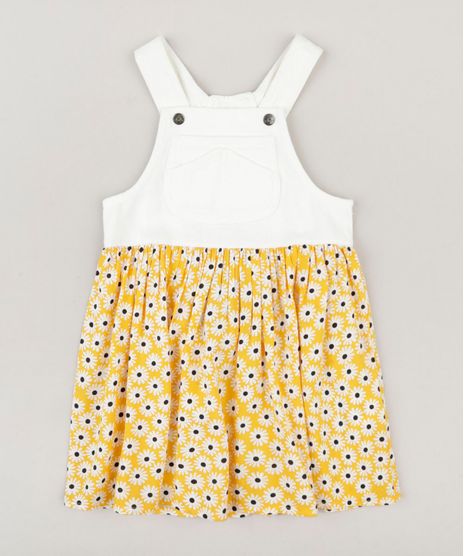 Salopete-Infantil-Fabula-Estampada-Margarida-com-Bolso-Off-White-9171305-Off_White_1