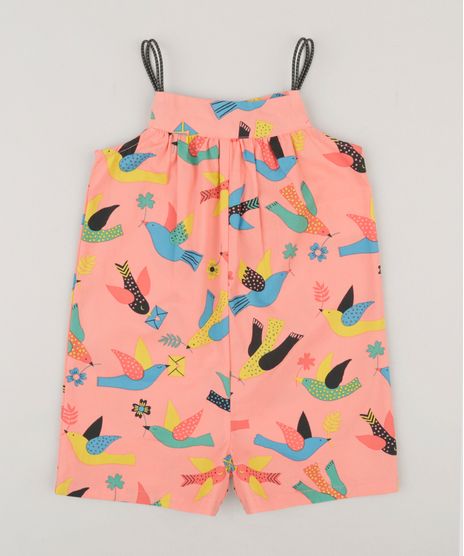 Macaquinho-Infantil-Fabula-Estampado-de-Passaros-Coral-9181854-Coral_1