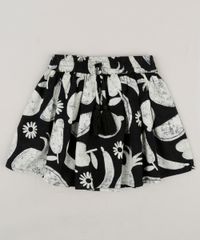 Saia-Infantil-Fabula-Estampada-de-Frutas-com-Tassel-Preta-9171306-Preto_1