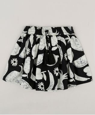 Saia-Infantil-Fabula-Estampada-de-Frutas-com-Tassel-Preta-9171306-Preto_1