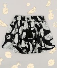 Saia-Infantil-Fabula-Estampada-de-Frutas-com-Tassel-Preta-9171306-Preto_2