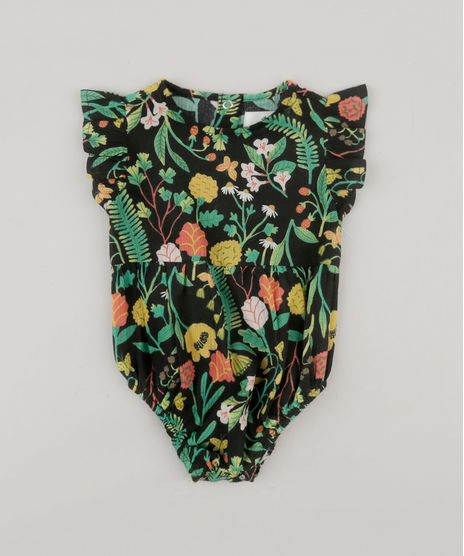 Body-Infantil-Fabula-Estampado-Floral-com-Babado-Sem-Manga-Decote-Redondo-Preto-9164454-Preto_1