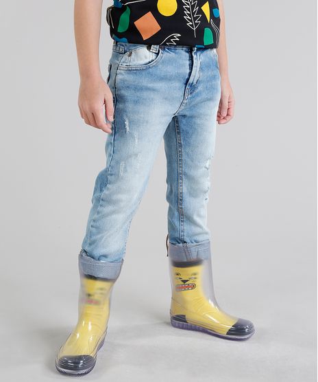 Calca-Jeans-Infantil-Slim-Bento-com-Puidos-Azul-Claro-9246001-Azul_Claro_1