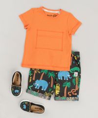 Camiseta-Infantil-Bento-com-Bolso-Manga-Curta-Gola-Careca-Laranja-9242635-Laranja_3