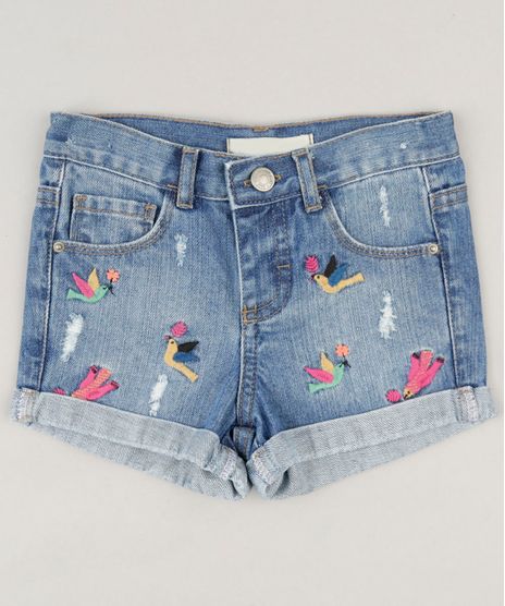 Short-Jeans-Infantil-Fabula-com-Bordado-de-Passaros-Azul-Medio-9218857-Azul_Medio_1