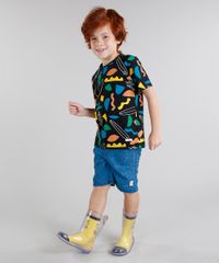 Bermuda-Infantil-Bento-Estampada-Quadriculada-com-Bolsos-Azul-9172174-Azul_3