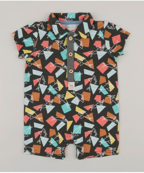 Macaquinho-Infantil-Bento-Estampado-com-Tubarao-Manga-Curta-Preto-9164461-Preto_1