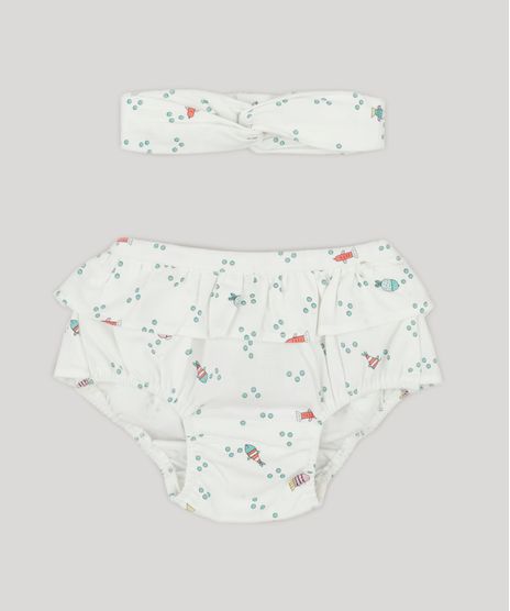 Calcinha-Infantil-Fabula-Estampada-de-Peixes-com-Babado---Faixa-de-Cabelo-Off-White-9185849-Off_White_1