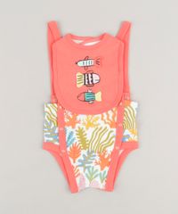 Babador-Infantil-Fabula-com-Estampa-Interativa-de-Peixe-Coral-9193942-Coral_3