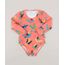 Maio-Body-Infantil-Fabula-Estampado-de-Passaros-com-Babado-Manga-Longa-Coral-9229588-Coral_1