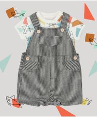 Conjunto-Infantil-Bento-de-Body-Estampado-com-Tubarao-Manga-Curta-Off-White---Jardineira-com-Bolsos-Preta-9181611-Preto_2