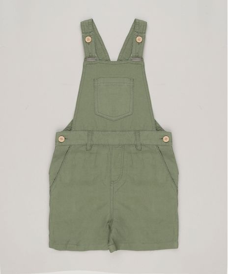 Jardineira-Infantil-Bento-com-Bolsos-Verde-Militar-9171692-Verde_Militar_1