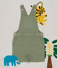 Jardineira-Infantil-Bento-com-Bolsos-Verde-Militar-9171692-Verde_Militar_2