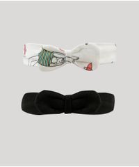 Kit-de-2-Faixas-de-Cabelo-Infantis-Fabula-com-Laco-Multicor-9193936-Multicor_1