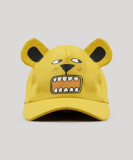 Bone-Infantil-Bento-Aba-Curva-de-Urso-com-Orelhinhas-Amarelo-9232862-Amarelo_1 Bone-Infantil-Bento-Aba-Curva-de-Urso-com-Orelhinhas-Amarelo-9232862-Amarelo_1