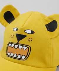 Bone-Infantil-Bento-Aba-Curva-de-Urso-com-Orelhinhas-Amarelo-9232862-Amarelo_5