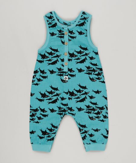 Macacao-Infantil-Bento-Estampado-de-Tubarao-Sem-Manga-Gola-Careca-Azul-9164457-Azul_1 Macacao-Infantil-Bento-Estampado-de-Tubarao-Sem-Manga-Gola-Careca-Azul-9164457-Azul_1