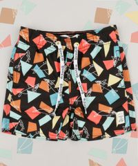 Bermuda-Infantil-Bento-Estampada-com-Tubarao--Preta-9165220-Preto_2