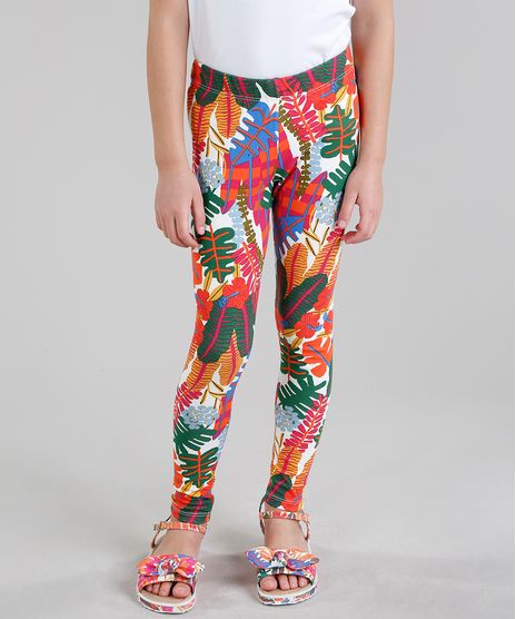 Calca-Legging-Infantil-Fabula-Estampada-de-Folhas-Off-White-9217650-Off_White_1