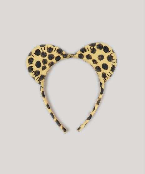 Tiara-Infantil-Fabula-Estampada-Animal-Print-com-Orelhinhas-Amarela-9233017-Amarelo_1