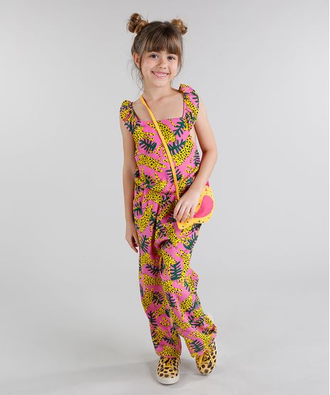 Macacao-Infantil-Fabula-Estampado-de-Onca-com-Babados-e-Bolsos-Decote-Redondo-Pink-9180729-Pink_1