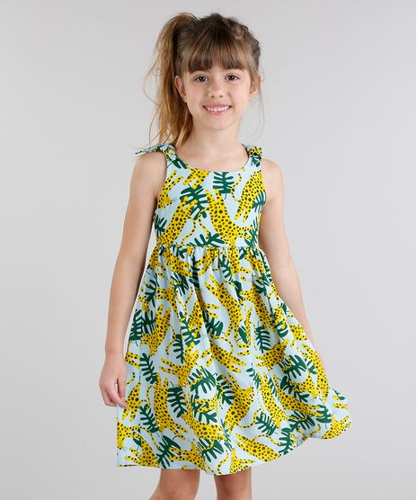 Vestido-Infantil-Fabula-Estampado-de-Onca-Alcas-Cruzadas-Decote-Redondo-Azul-Claro-9180732-Azul_Claro_1
