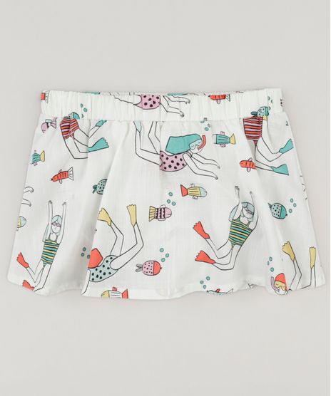 Saia-Infantil-Fabula-Estampada-Mergulhadoras-Off-White-9185850-Off_White_1