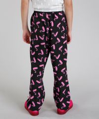 Calca-Infantil-Fabula-Estampada-de-Flamingo-com-No-Preta-9180726-Preto_2
